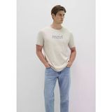 SKECHERS MAVİ BASKILI TİŞÖRT Ay Taşı Beji Erkek T-Shirt M0610943-70144