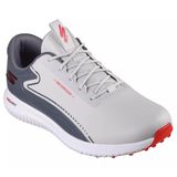 Skechers Max 2 Arch Fit Su Geçirmez Spikeless Gri Kırmızı Erkek Golf Ayakkabısı