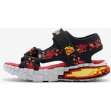 Skechers Megasplash 4K Büyük Erkek Çocuk Siyah/Kirmizi Sandalet 402161L Bkrd - Siyah - Kırmızı
