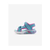 SKECHERS Mermaıd Dreams Sandal Küçük Kız Çocuk Mavi Işıklı Sandalet 303111n Blmt