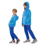 Skechers Micro Collection B Full Zip Hoodie Sweatshirt Erkek Çocuk Gs Mavi Mont
