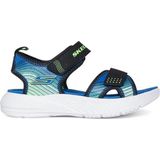 Skechers Microspec-Splash Büyük Erkek Çocuk Siyah Sandalet 407034L Bklm
