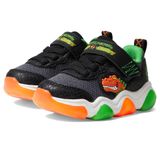 Skechers Mighty Glow 2.0-Dino-Bolt Küçük Erkek Çocuk Işıklı Spor Ayakkabı, 23 EU, 403501N, Siyah, Erkek çocuk
