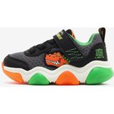 Skechers Mighty Glow 2.0-Dino-Bolt Küçük Erkek Çocuk Siyah Işıklı Spor Ayakkabı 403501N Bkor