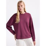 Skechers Mor Kadın Regular Fit Sweatshirt S2510052-3877 W Lounge Loose Crew N