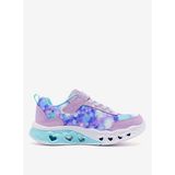 Skechers Mor - Turkuaz Kız Çocuk Koşu Ayakkabısı 303255L LVTQ HEART LIGHTS