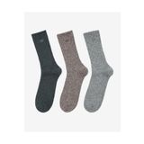 Skechers Non Terry Crew - 3'Lü Paket Erkek Çorap Erkek Yeşil Çorap S116025-300