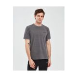 SKECHERS Organic Coll. M Short Sleeve T-Shirt Erkek Gri Tshirt S241166-003