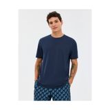 SKECHERS Organic Coll. M Short Sleeve T-Shirt Erkek Lacivert Tshirt S241166-0505
