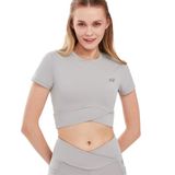 Skechers Performance Coll. W Short Sleeve T-Shirt Kadın Antrasit Tshirt