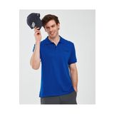 Skechers Polo Shirt M Short Sleeve Erkek Mavi Polo Yaka Tshirt S211800-403