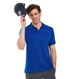 Skechers Polo Shirt M Short Sleeve Erkek Mavi Polo Yaka Tshirt