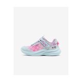 SKECHERS POWER JAMS 2.0 Büyük Kız Çocuk Mavi/Multi Spor Ayakkabı 302199L AQMT
