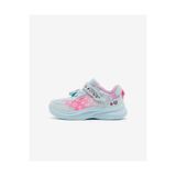 SKECHERS POWER JAMS 2.0 Küçük Kız Çocuk/Multi Spor Ayakkabı, 25, 302199N AQMT, mavi, Kız çocuk