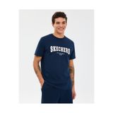 SKECHERS Regular Spor T-Shirt, M, S2610122-0505, lacivert, Erkek