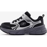 Skechers Retro-Graph Büyük Erkek Çocuk Gri Spor Ayakkabı 403857L Slbk - Gümüş - Siyah