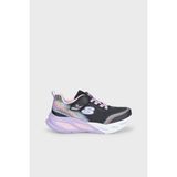 Skechers Retro-Graph Işıklı Sneaker Ayakkabı Kız Çocuk Ayakkabı 303709L Bkmt - Siyah