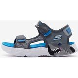 Skechers S-Lights: Creature-Splash Gri Işıklı Sandalet Erkek Çocuk Konforlu Taban 29 Numaralı 400614l Ccbl