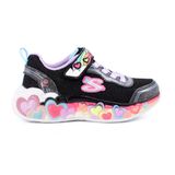 Skechers S Lights Eternal Heart Lights 302697L-BKMT Çocuk Spor Ayakkabı Siyah