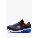 Skechers S Lights Sneaker Lastik Ipli Bantlı Işıklı Mavi Erkek Çocuk Ayakkabı