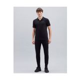 Skechers S211800-001 Polo M Short Sleeve Yaka Siyah Erkek T-Shirt