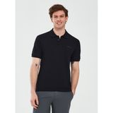 Skechers S211800-3817 M Short Sleeve Polo Siyah Regular Fit Erkek Polo T-Shirt