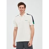 Skechers S221047-1208 M Color Block Detail P Bej Erkek Polo T-Shirt