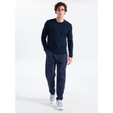 Skechers S222083-0505 M Micro Woven Pant Lacivert Regular Fit Erkek Sweatpant