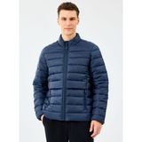 Skechers S231242-0505 M Essential Outerwear Lacivert Erkek Mont