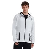 Skechers S232184M Beyaz 2Xİ-Lock Full Zip Hoodie Erkek Ceket