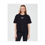Skechers S241011-001 Siyah Bisiklet Yaka Kadın T-shirt