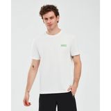 Skechers S241054-102 Kırık Beyaz Erkek T-shirt