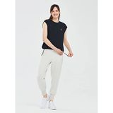 Skechers S241128-001 Soft Touch W Tank T-Shi Siyah Kadın Bisiklet Yaka Loose Fit T-Shirt