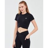 Skechers S241133-001 Performance Coll. W Short Sleeve Siyah Kadın T-shirt