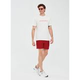 Skechers S241138-600 Swimwear 5 inch Swims Kırmızı Erkek Lastikli Bel Regular Fit Şort Mayo
