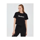 Skechers S241212-001 Siyah Kadın T-shirt