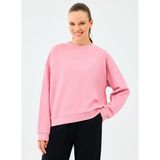Skechers S2610011-0744 W Essential Crewneck Pembe Kapüşonlu Regular Fit Kadın Sweatshirt