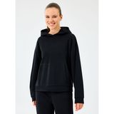 Skechers S2610013-3817 W Essential Hoodie Sw Siyah Kapüşonlu Regular Fit Kadın Sweatshirt