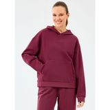 Skechers S2610013-3877 W Essential Hoodie Sw Bordo Kapüşonlu Regular Fit Kadın Sweatshirt