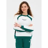 Skechers S2610028-3855 W LW Fleece Loose Fit Beyaz Kadın Sweatshirt