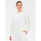 Skechers S2610029-3855 W LW Fleece Loose Fit Beyaz Kadın Sweatshirt