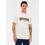 Skechers S2610122-3855 M Regular T-Shirt Beyaz Regular Fit Erkek T-Shirt