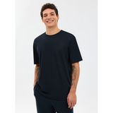 Skechers S2610136-3817 M Relaxed Fıt T-Shirt Siyah Regular Fit Erkek T-Shirt
