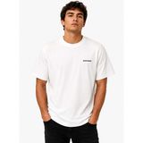 Skechers S2620191-3855 M Oversize Essential Beyaz Bisiklet Yaka Düz Erkek T-Shirt