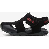 Skechers Side Wave Küçük Erkek Çocuk Siyah Sandalet 92330n Bkcc