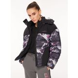Skechers Siyah Kadın Regular Fit Ceket 232062-001W Outerwear Padded Jacket