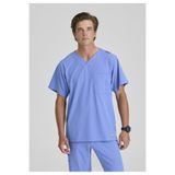 SKECHERS SK0112 Structure Erkek SCRUBS Üstü – İthal, 4 Yönlü Esnek, V Yaka ve Rahat Doktor / Hemşire Forması