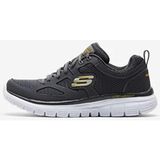 Skechers Skechers Lite-Weight Qtr Overlay Erkek Günlük Spor Ayakkabı 52635 Char Grı - (ClearEyelets)Black-RadiantOrchid