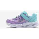 Skechers Skechers Sola Glow - Ombre Deluxe Küçük Kız Çocuk Turkuaz/Lavanta Işıklı Spor Ayakkabı 303714N Tqlv - Turkuaz - Lavanta