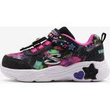 Skechers Snuggle Sneaks - Skech Squad Küçük Kız Çocuk Siyah Spor Ayakkabı 302214N Bkmt